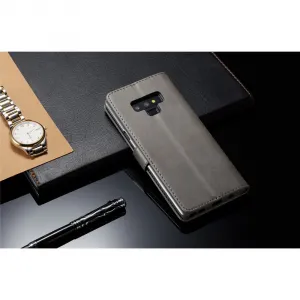 IMEEKE Peňaženkový obal pre Samsung Galaxy Note 9 šedý