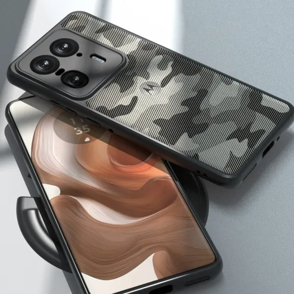 IBMRS Ochranný obal pre Motorola Edge 50 Ultra CAMO