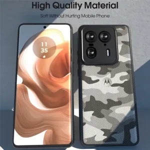 IBMRS Ochranný obal pre Motorola Edge 50 Ultra CAMO