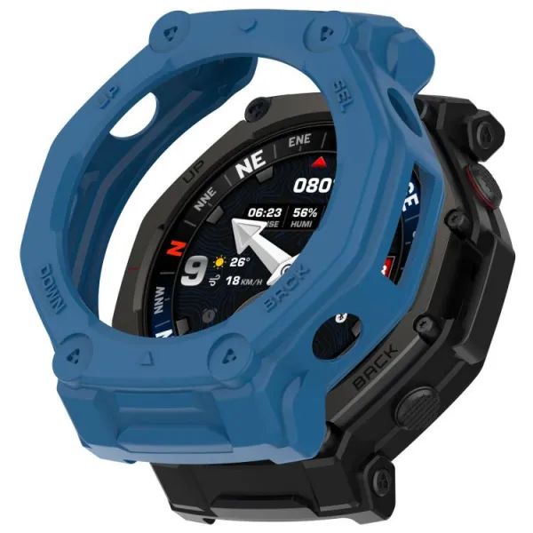 TPU HALF COVER Kryt pre Amazfit T-Rex 3 Pro 48mm modrý