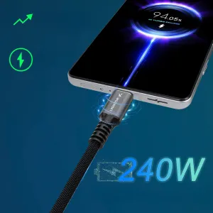 MG WPS-UY41S kábel USB-C / Thunderbolt 4 4K 240W 1m, čierny