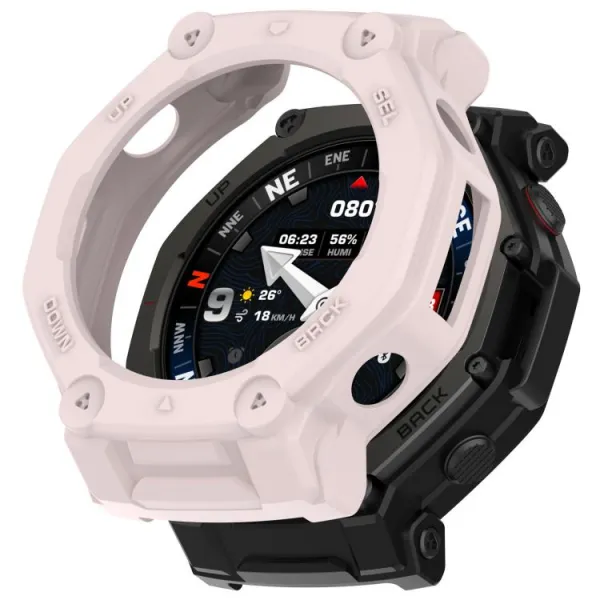TPU HALF COVER Kryt pre Amazfit T-Rex 3 Pro 48mm svetloružový