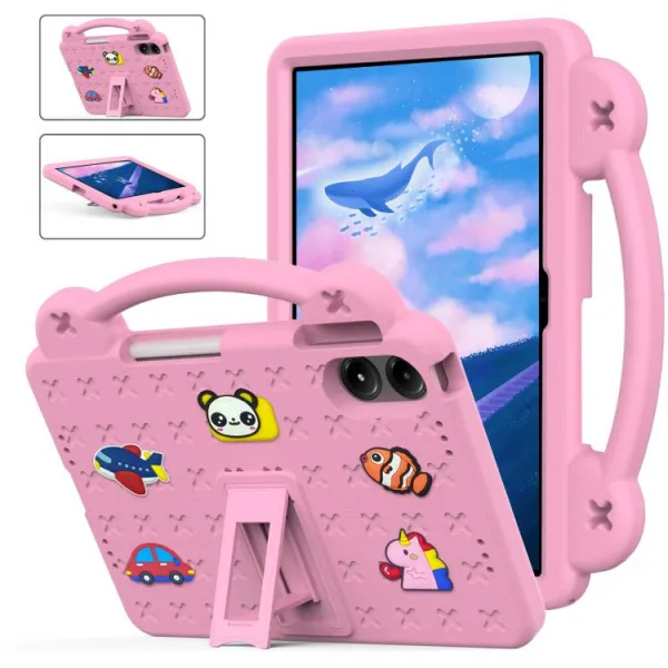 FANY Detský obal na tablet pre Xiaomi Redmi Pad 2 Pro ružový
