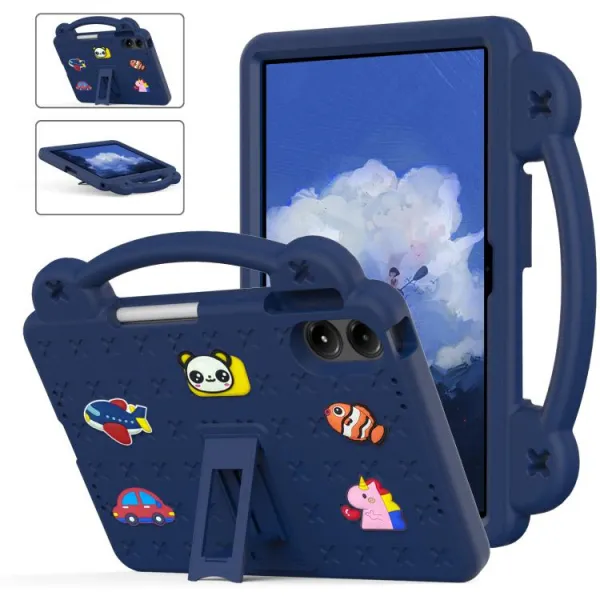 FANY Detský obal na tablet pre Xiaomi Redmi Pad 2 Pro tmavomodrý