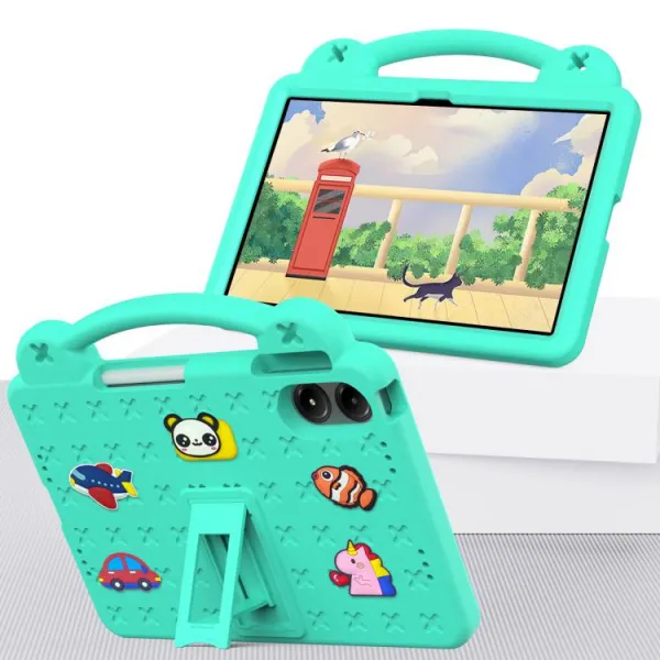 FANY Detský obal na tablet pre Xiaomi Redmi Pad 2 Pro mentolový