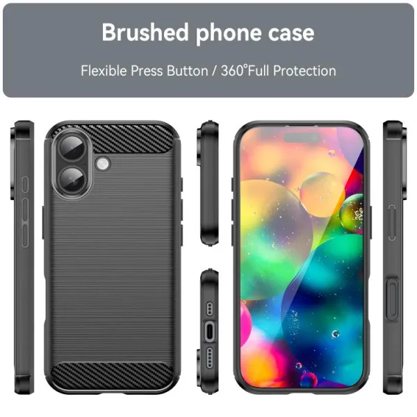 FLEXI TPU Ochranný kryt Apple iPhone 17 čierny