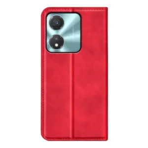 MAGNETIC Zaklápací kryt pre Honor X5c Plus červený