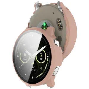 PC FULL COVER Plastový kryt so sklom pre Garmin Venu 4 41mm ružový