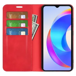 MAGNETIC Zaklápací kryt pre Honor X5c Plus červený