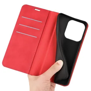 MAGNETIC Zaklápací kryt pre Honor X5c Plus červený