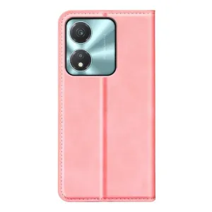 MAGNETIC Zaklápací kryt pre Honor X5c Plus ružový