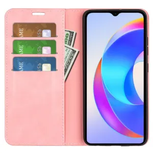 MAGNETIC Zaklápací kryt pre Honor X5c Plus ružový