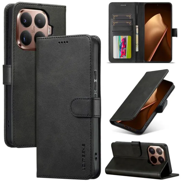 IMEEKE Peňaženkový obal pre Xiaomi 15T Pro čierny