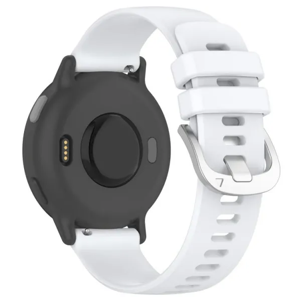 SILICONE Vymeniteľný remienok pre Garmin Approach S50 biely