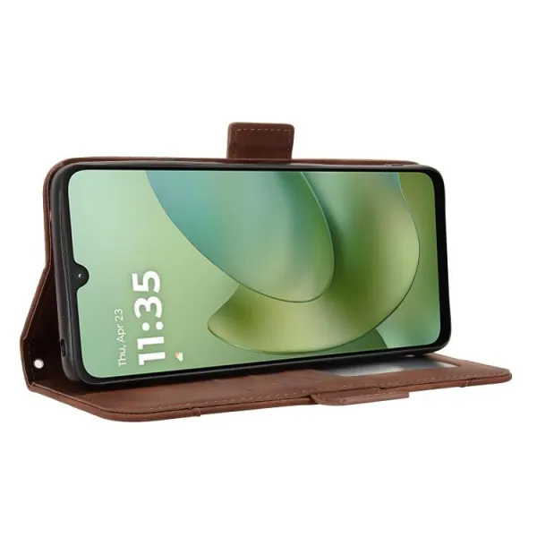 SLOT Peňaženkový obal pre Motorola Moto G06 / G06 Power hnedý
