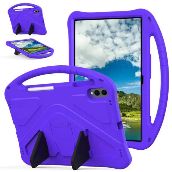 KIDDO Detský obal pre Samsung Galaxy Tab S11 Ultra fialový