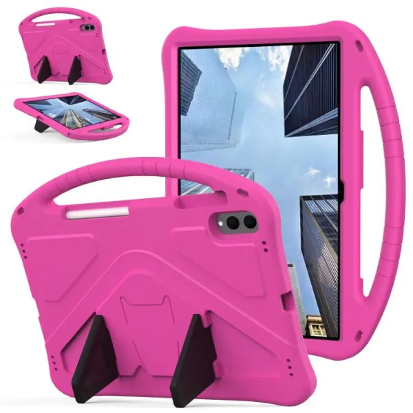 KIDDO Detský obal pre Samsung Galaxy Tab S11 Ultra ružový