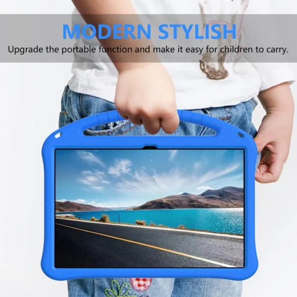 KIDDO Detský obal pre Samsung Galaxy Tab S11 Ultra modrý