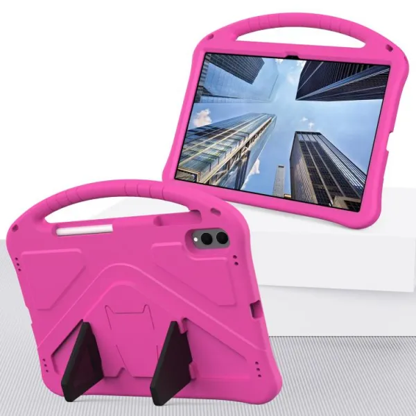 KIDDO Detský obal pre Samsung Galaxy Tab S11 Ultra ružový