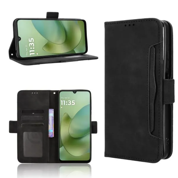 SLOT Peňaženkový obal pre Motorola Moto G06 / G06 Power čierny