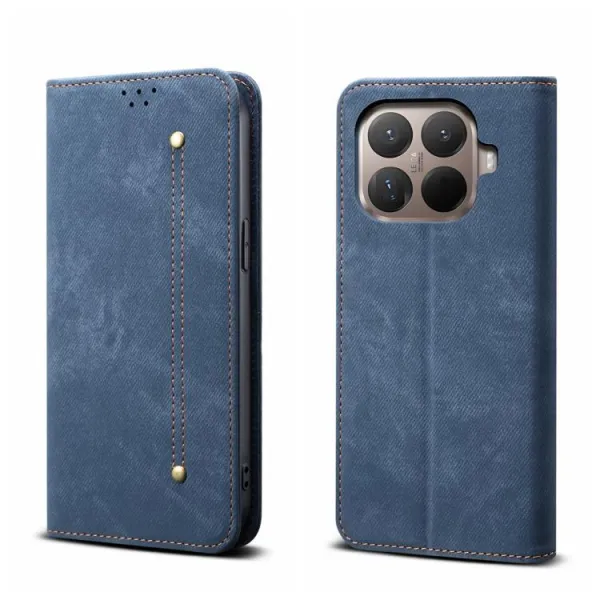 DENIM Peňaženkový kryt pre Xiaomi 15T Pro modrý