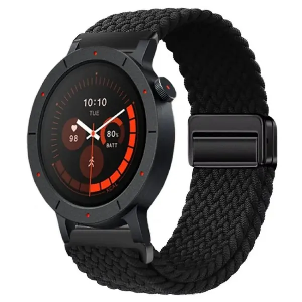 BRAIDED Nylonový remienok pre CMF Watch 3 Pro čierny