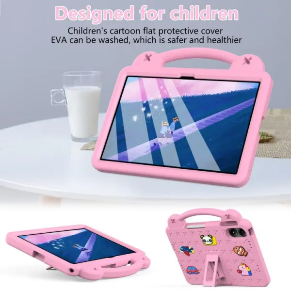 FANY Detský obal na tablet pre Xiaomi Redmi Pad 2 Pro ružový