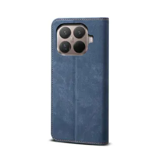 DENIM Peňaženkový kryt pre Xiaomi 15T Pro modrý