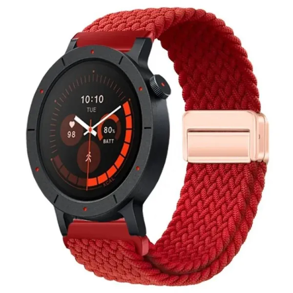 BRAIDED Nylonový remienok pre CMF Watch 3 Pro červený