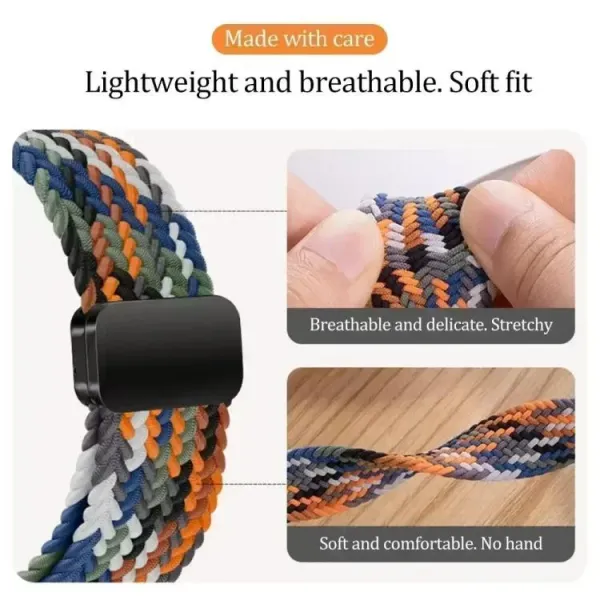 BRAIDED Nylonový remienok pre CMF Watch 3 Pro STARLIGHT
