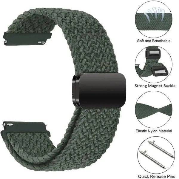 BRAIDED Nylonový remienok pre CMF Watch 3 Pro STARLIGHT