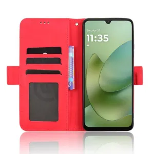 SLOT Peňaženkový obal pre Motorola Moto G06 / G06 Power červený