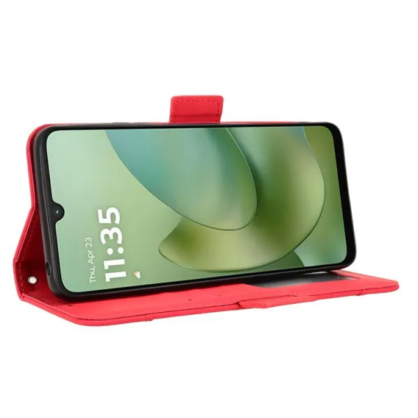 SLOT Peňaženkový obal pre Motorola Moto G06 / G06 Power červený