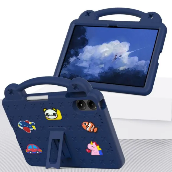 FANY Detský obal na tablet pre Xiaomi Redmi Pad 2 Pro tmavomodrý