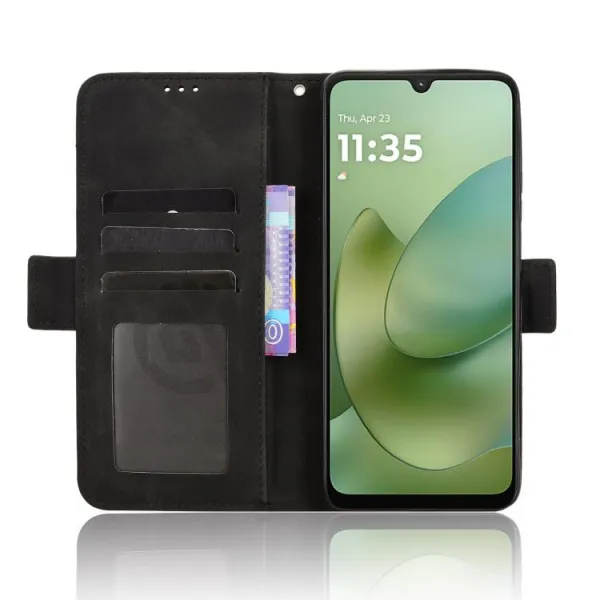 SLOT Peňaženkový obal pre Motorola Moto G06 / G06 Power čierny