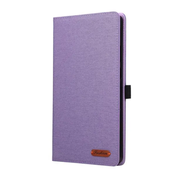 FABRIC Zaklápací obal pre Lenovo Tab One / Lenovo Tab K9 fialový