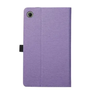 FABRIC Zaklápací obal pre Lenovo Tab One / Lenovo Tab K9 fialový