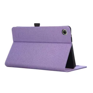 FABRIC Zaklápací obal pre Lenovo Tab One / Lenovo Tab K9 fialový