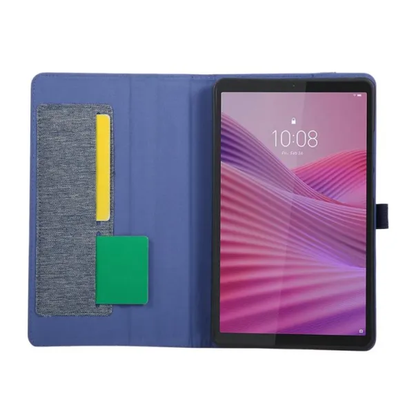 FABRIC Zaklápací obal pre Lenovo Tab One / Lenovo Tab K9 modrý