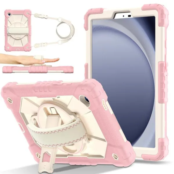 SOLID Odolný obal pre Samsung Galaxy Tab A11 ružový