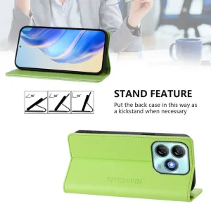 RINA Zaklápacie puzdro pre ZTE Blade A75 svetlozelené