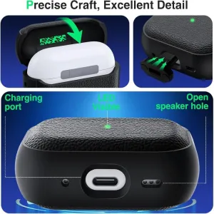 LYCHEE TPU Puzdro na slúchadlá Apple AirPods Pro 3 oranžové