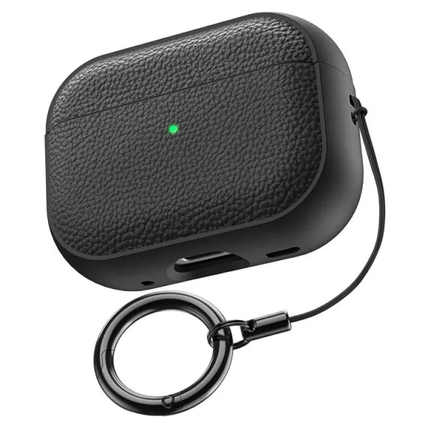 LYCHEE TPU Puzdro na slúchadlá Apple AirPods Pro 3 čierne