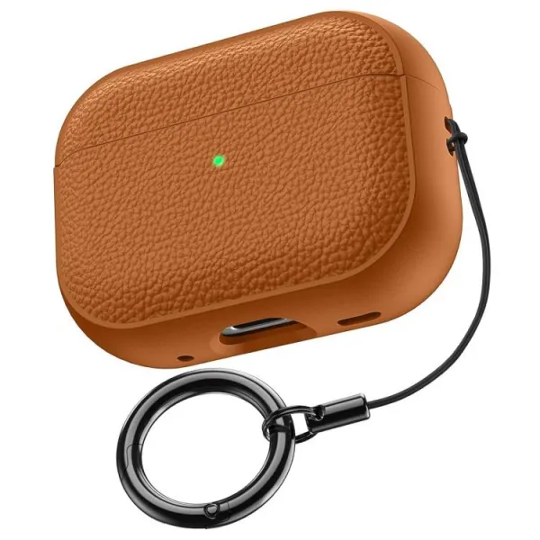 LYCHEE TPU Puzdro na slúchadlá Apple AirPods Pro 3 oranžové
