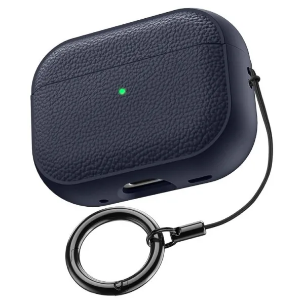 LYCHEE TPU Puzdro na slúchadlá Apple AirPods Pro 3 tmavomodré