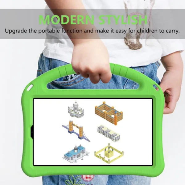 KIDDO Detský obal pre Samsung Galaxy Tab A11 zelený