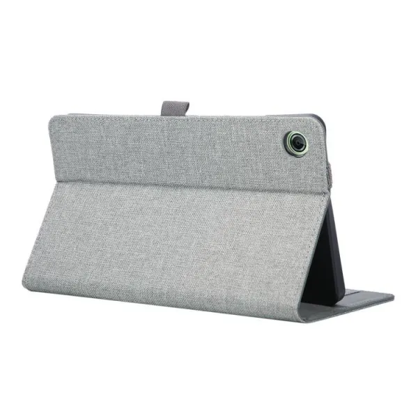 FABRIC Zaklápací obal pre Lenovo Tab One / Lenovo Tab K9 šedý