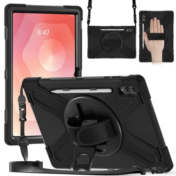 SOLID Odolný obal pre Samsung Galaxy Tab S11 Ultra čierny