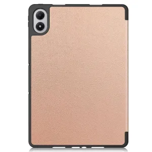 LEATHER Zaklápací kryt pre Xiaomi Redmi Pad 2 Pro ROSE GOLD