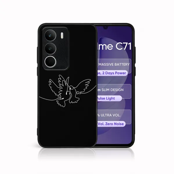 MY ART Ochranný kryt pre Realme C71 WHITE DOVE (195)